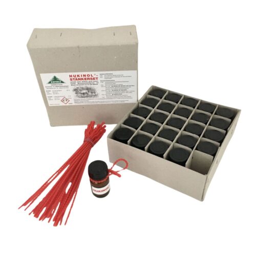 Hukinol set - Zapachowy odstraszacz na dziką zwierzynę: dziki, sarny, jelenie i inne 25x30 ml
