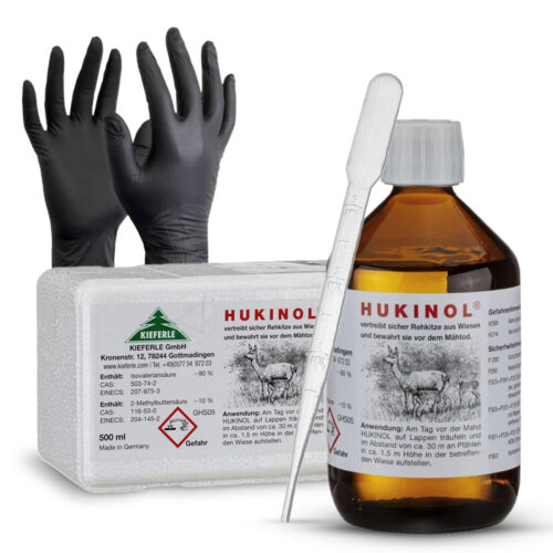 Hukinol - Zapachowy odstraszacz na dziką zwierzynę: dziki, sarny, jelenie i inne 500ml